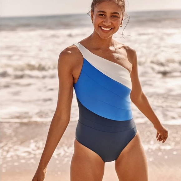 summersalt Swim Nwt Summersalt Sidestroke One Shoulder One Piece